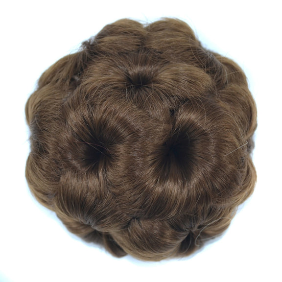 12# Wig Ball Head Flower Hairpin Hair Bag Wig Headband for Bride