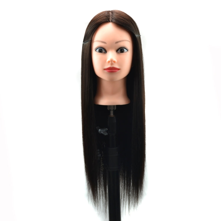Practice Disc Hair Braided Mannequin Head Wig Styling Trimming Head Model(Black) - free shipping - PMC TechLife - Order now!