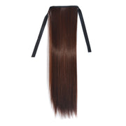 Natural Long Straight Hair Ponytail Bandage-style Wig Ponytail for Women���Length: 45cm (Marron)
