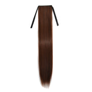 Natural Long Straight Hair Ponytail Bandage-style Wig Ponytail for Women���Length: 75cm (Flaxen)
