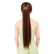 Natural Long Straight Hair Ponytail Bandage-style Wig Ponytail for Women���Length: 75cm (Flaxen)