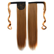 26# Invisible Seamless Bandage-style  Wig Long Straight Hair Wig Ponytail