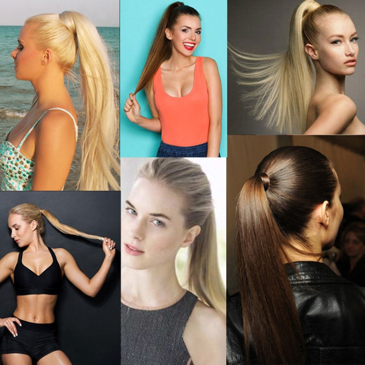 27# Invisible Seamless Bandage-style  Wig Long Straight Hair Wig Ponytail