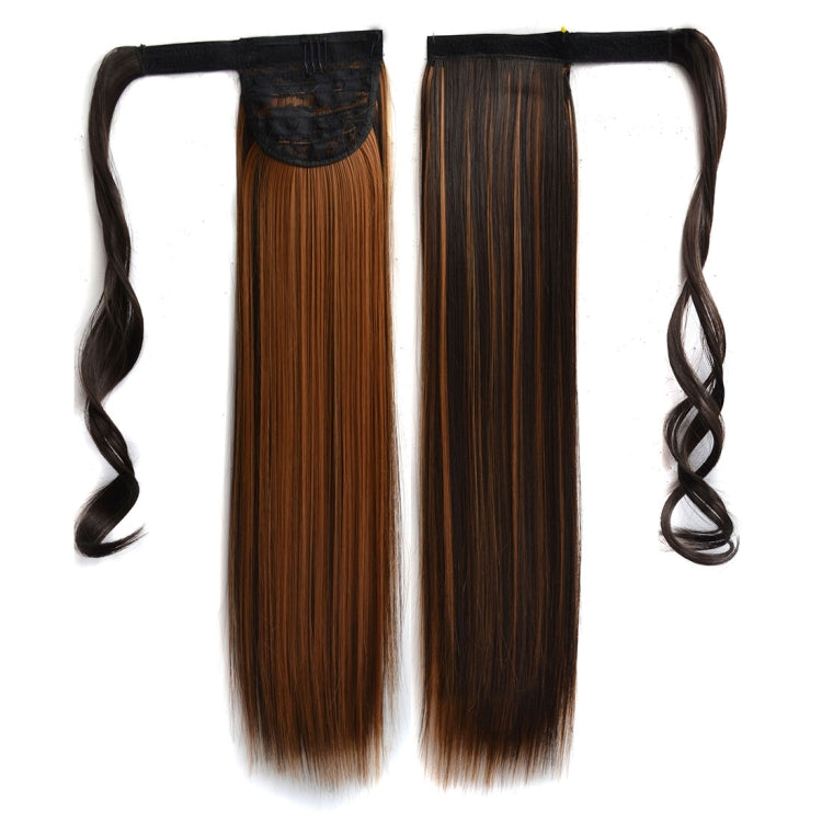 4H27# Invisible Seamless Bandage-style  Wig Long Straight Hair Wig Ponytail - free shipping - PMC TechLife - Order now!