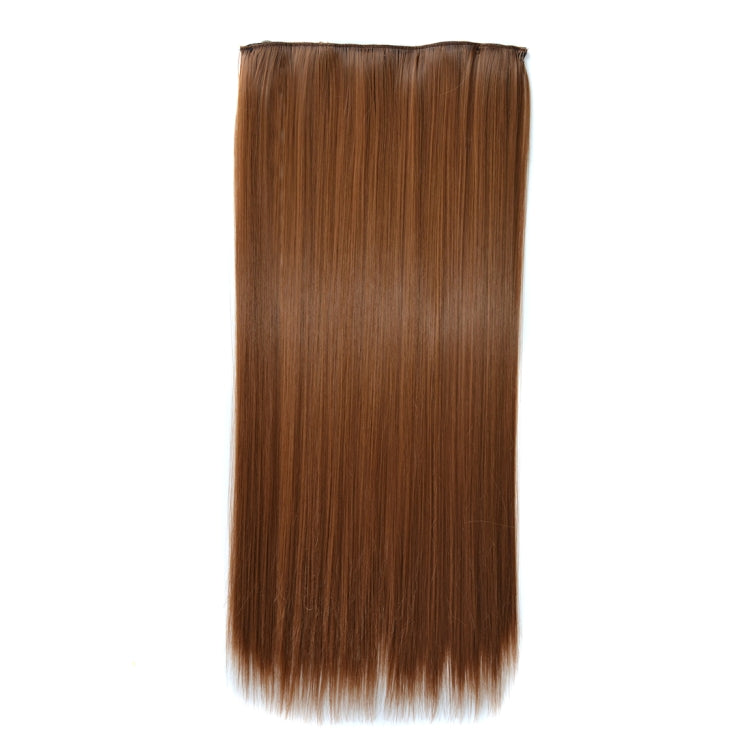 12M27# One-piece Seamless Five-clip Wig Long Straight Wig Piece - free shipping - PMC TechLife - Order now!