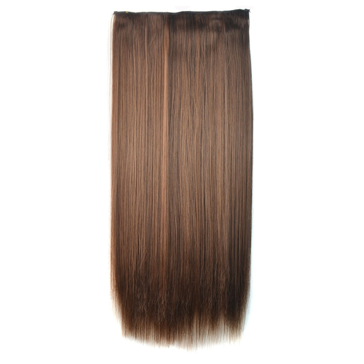 4M30# One-piece Seamless Five-clip Wig Long Straight Wig Piece - free shipping - PMC TechLife - Order now!