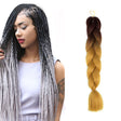 Fashion Color Gradient Individual Braid Wigs Chemical Fiber Big Braids, Length: 60cm(23 Brown+Gold Yellow) - free shipping - PMC TechLife - Order now!