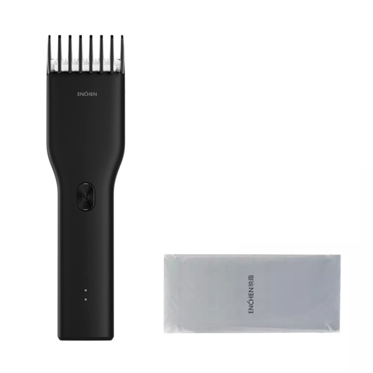 Original Xiaomi Enchen Boost Intelligent Fast Charging Electric Hair Trimmer Haircut Machine (Black)