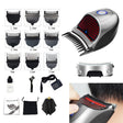 HJ-2018 Men Electric Shaver Fader Self-help Hair Clipper, with Cloth + Sponge + Pure Steel Tooth Scissors +Plain Steel Scissors + Spare Cutter Head, Standard Version, CN Plug - free shipping - PMC TechLife - Order now!