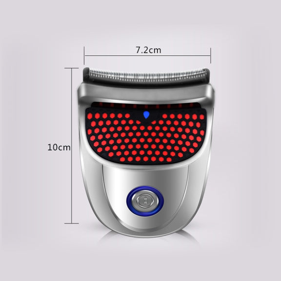 HJ-2018 Men Electric Shaver Fader Self-help Hair Clipper, with Cloth + Sponge + Pure Steel Tooth Scissors +Plain Steel Scissors + Spare Cutter Head, Standard Version, CN Plug