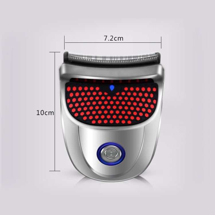 HJ-2018 Men Electric Shaver Fader Self-help Hair Clipper, with Cloth + Sponge + Pure Steel Tooth Scissors +Plain Steel Scissors + Spare Cutter Head, Standard Version, CN Plug