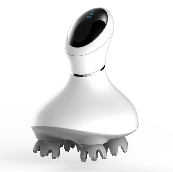 3D Intelligent Electric Head Massager Scalp Massager (White)