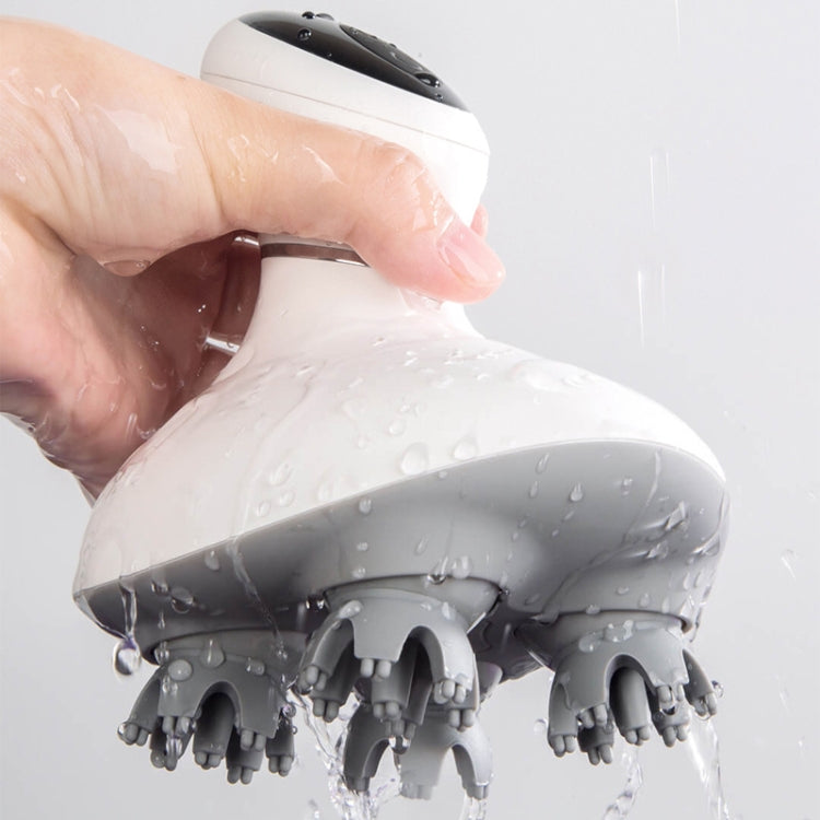 3D Intelligent Electric Head Massager Scalp Massager (White) - free shipping - PMC TechLife - Order now!