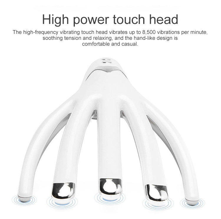 Mini Portable Multifunctional Head Massager Massage Comb, Battery Powered (Gold) - free shipping - PMC TechLife - Order now!