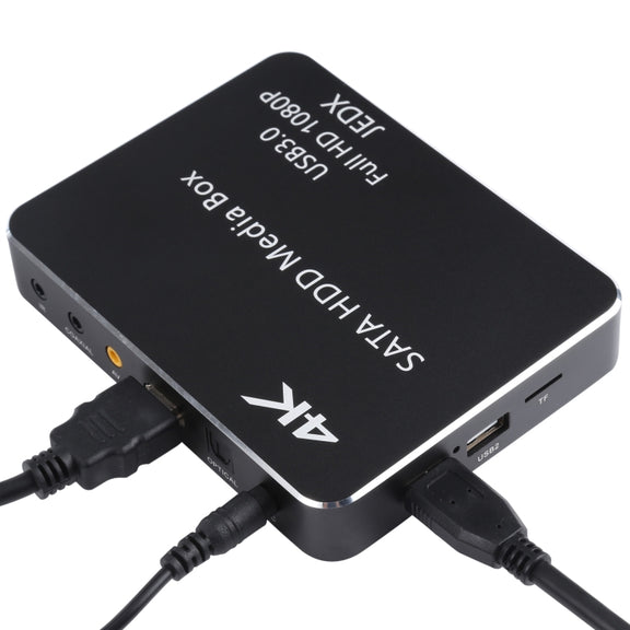 X8 UHD 4K Android 4.4.2 Media Player TV Box with Remote Control, RK3229 Quad Core up to 1.5GHz, RAM: 1GB, ROM: 8GB, Support WiFi, USB 3.0, HD Media Interface, TF Card, US Plug