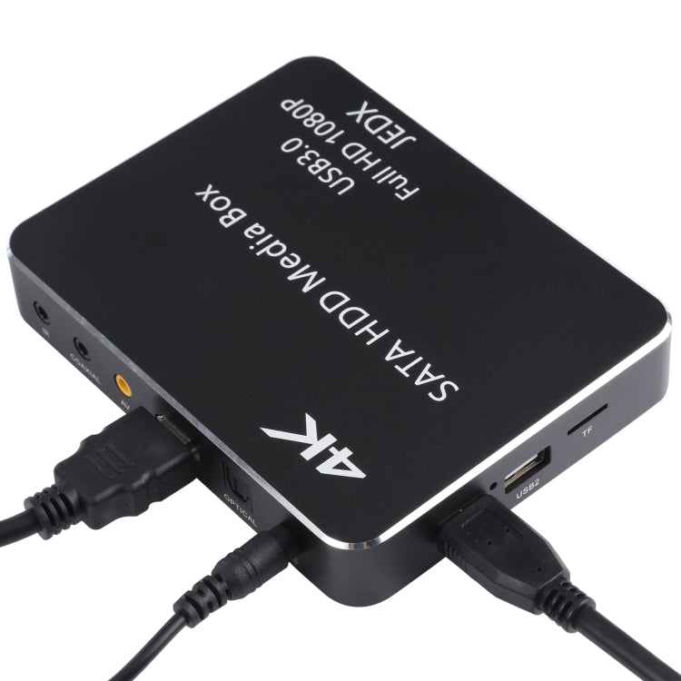 X8 UHD 4K Android 4.4.2 Media Player TV Box with Remote Control, RK3229 Quad Core up to 1.5GHz, RAM: 1GB, ROM: 8GB, Support WiFi, USB 3.0, HD Media Interface, TF Card, US Plug
