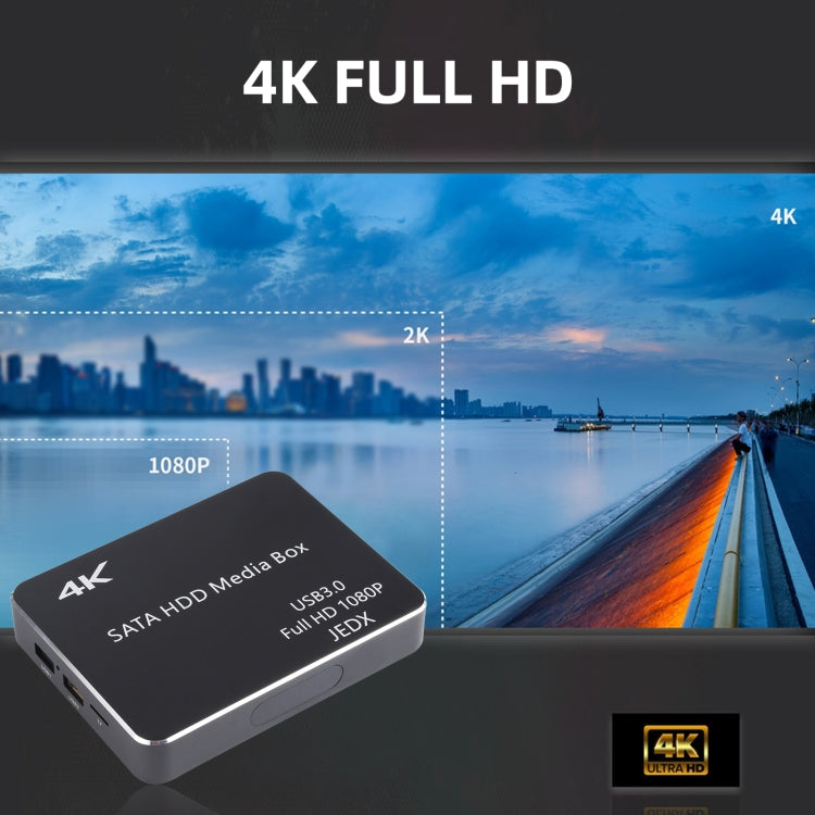 X8 UHD 4K Android 4.4.2 Media Player TV Box with Remote Control, RK3229 Quad Core up to 1.5GHz, RAM: 1GB, ROM: 8GB, Support WiFi, USB 3.0, HD Media Interface, TF Card, US Plug