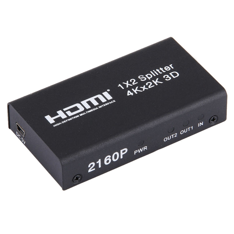Mini HDMI 1x2 2160P Switch Splitter, Support 4Kx2K, 3D - Splitter by PMC Jewellery | Online Shopping South Africa | PMC Jewellery | Buy Now Pay Later Mobicred