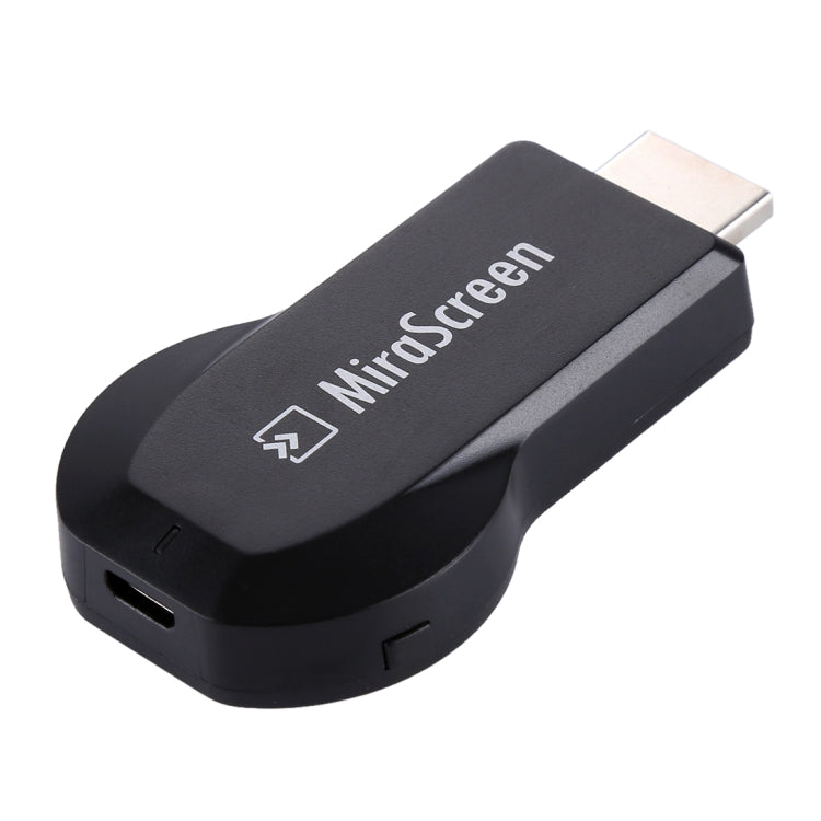 MiraScreen WiFi Display Dongle / Miracast Airplay DLNA Display Receiver Dongle Wireless Mirroring Screen Device with 2 in 1 USB Cable (Black) - Wireless Display Dongle by PMC TechLife | Online Shopping South Africa | PMC TechLife | Buy Now Pay Later Mobicred