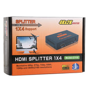 CY10 UHD 4K x 2K 3D 1 x 4 HDMI Splitter (UK Plug)