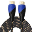 15m HDMI 1.4 Version 1080P Woven Net Line Blue Black Head HDMI Male to HDMI Male Audio Video Connector Adapter Cable - Cable by PMC TechLife | Online Shopping South Africa | PMC TechLife | Buy Now Pay Later Mobicred