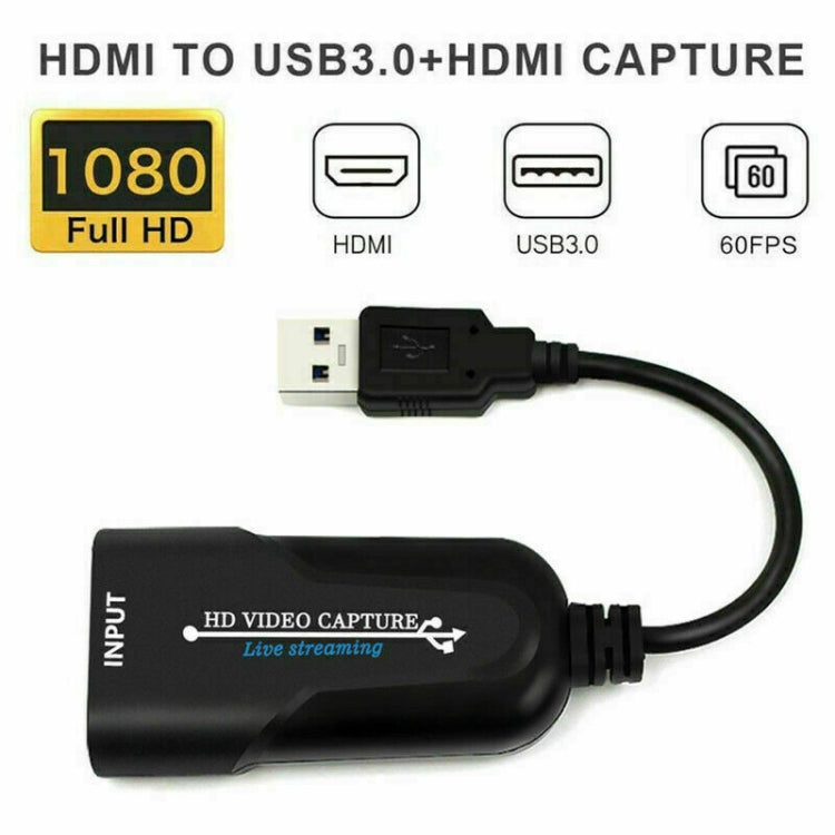 K004 HDMI to USB 3.0 UVC HD Video Capture (Black) - free shipping - PMC Jewellery - Order now!