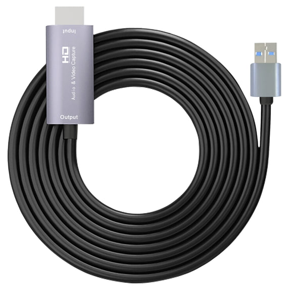 Z36 HDMI Male to USB Male HD Video Capture Card, Cable Length: 2m