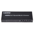 4 in 1 Out HDMI Quad Multi-viewer with Seamless Switcher, US Plug - Switch by PMC TechLife | Online Shopping South Africa | PMC TechLife | Buy Now Pay Later Mobicred