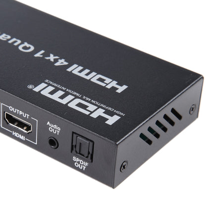 4 in 1 Out HDMI Quad Multi-viewer with Seamless Switcher, UK Plug - free shipping - PMC Jewellery - Order now!