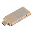 2 Systems x 2 Modes Super Dongle Wire and Wireless HDMI HDTV Mirror Adapter for Android, iOS (Gold) - Wireless Display Dongle by PMC TechLife | Online Shopping South Africa | PMC TechLife | Buy Now Pay Later Mobicred