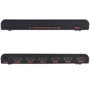 5X1 4K/60Hz HDMI 2.0 Switch with Remote Control, EU Plug