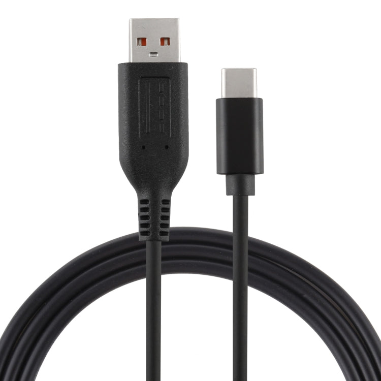 Yoga 3 Interface to Type-C / USB-C Male Power Adapter Charger Cable for Lenovo Yoga 3, Length: About 1.8m (Black) - For Lenovo by PMC TechLife | Online Shopping South Africa | PMC TechLife | Buy Now Pay Later Mobicred