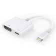 E-Gin-LTH-002 8 Pin Digital AV to HDMI Adapter + USB Charging Port for VGA 1080P HD TV Display Screen Device - Converter & Adapter by PMC TechLife | Online Shopping South Africa | PMC TechLife | Buy Now Pay Later Mobicred