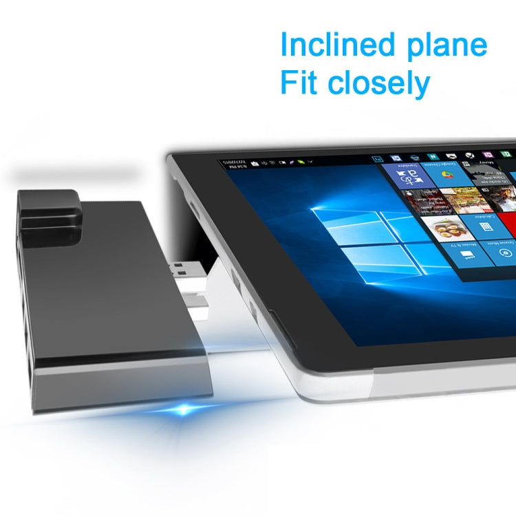 ROCKETEK SK-S4HL RJ45 + 2 x USB 3.0 + HDMI + SD / TF Memory Card Reader HUB 4K HDMI Adapter(Black) - free shipping - PMC Jewellery - Order now!