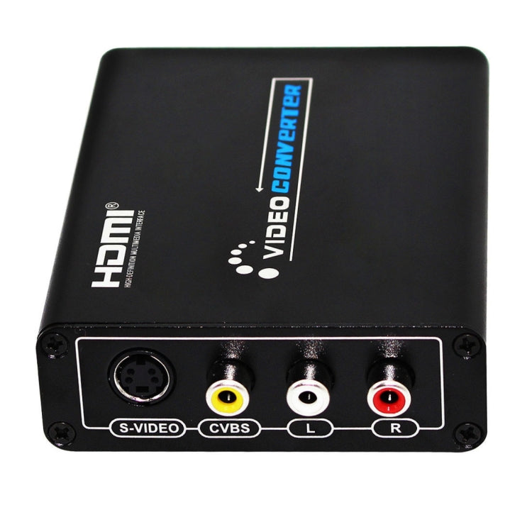 HDMI to Composite / AV S-Video Converter RCA CVBS/L/R Video Converter Adapter, US Plug