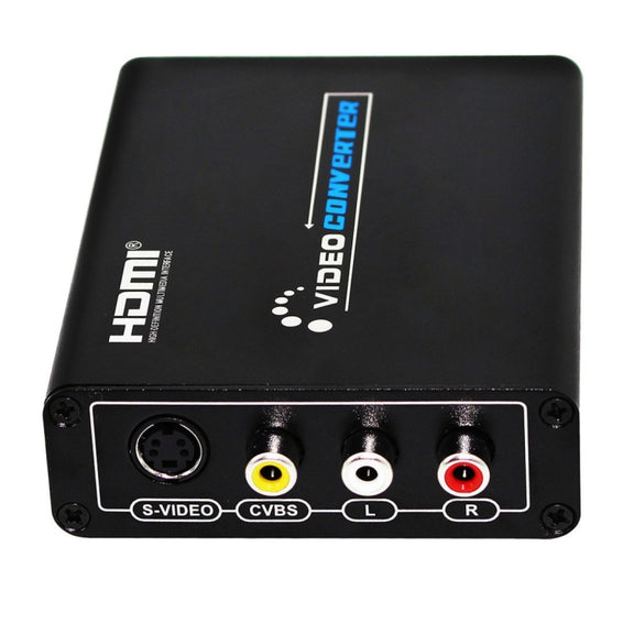 HDMI to Composite / AV S-Video Converter RCA CVBS/L/R Video Converter Adapter, AU Plug
