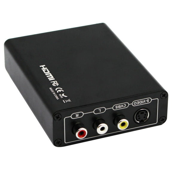 HDMI to Composite / AV S-Video Converter RCA CVBS/L/R Video Converter Adapter, AU Plug