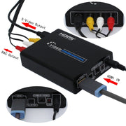 HDMI to Composite / AV S-Video Converter RCA CVBS/L/R Video Converter Adapter, AU Plug
