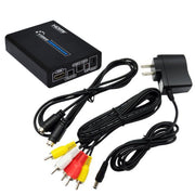HDMI to Composite / AV S-Video Converter RCA CVBS/L/R Video Converter Adapter, US Plug