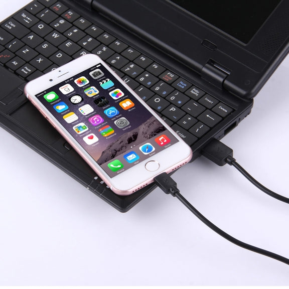 2 PCS HAWEEL 1m High Speed 8 pin to USB Sync and Charging Cable Kit for iPhone, iPad(Black)