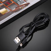 4 PCS HAWEEL 1m High Speed 8 pin to USB Sync and Charging Cable Kit for iPhone, iPad(Black)