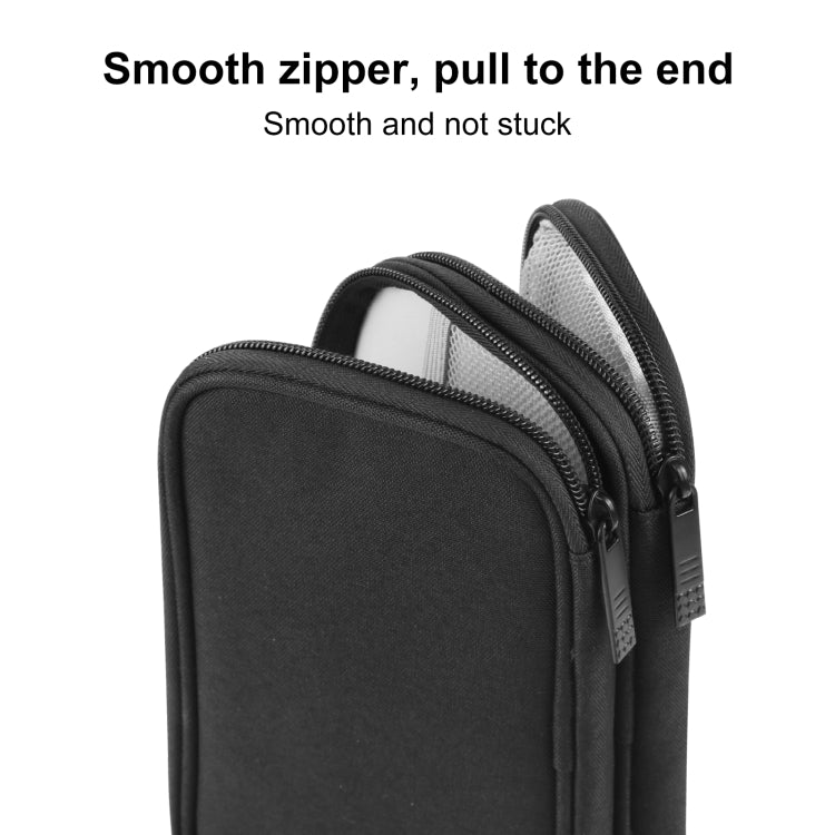 HAWEEL Electronic Organizer Double Layers Storage Bag for Cables, Charger, Power Bank, Phones, Earphones(Black) - free shipping - PMC TechLife - Order now!