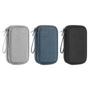 HAWEEL Electronic Organizer Double Layers Storage Bag for Cables, Charger, Power Bank, Phones, Earphones(Dark Blue)