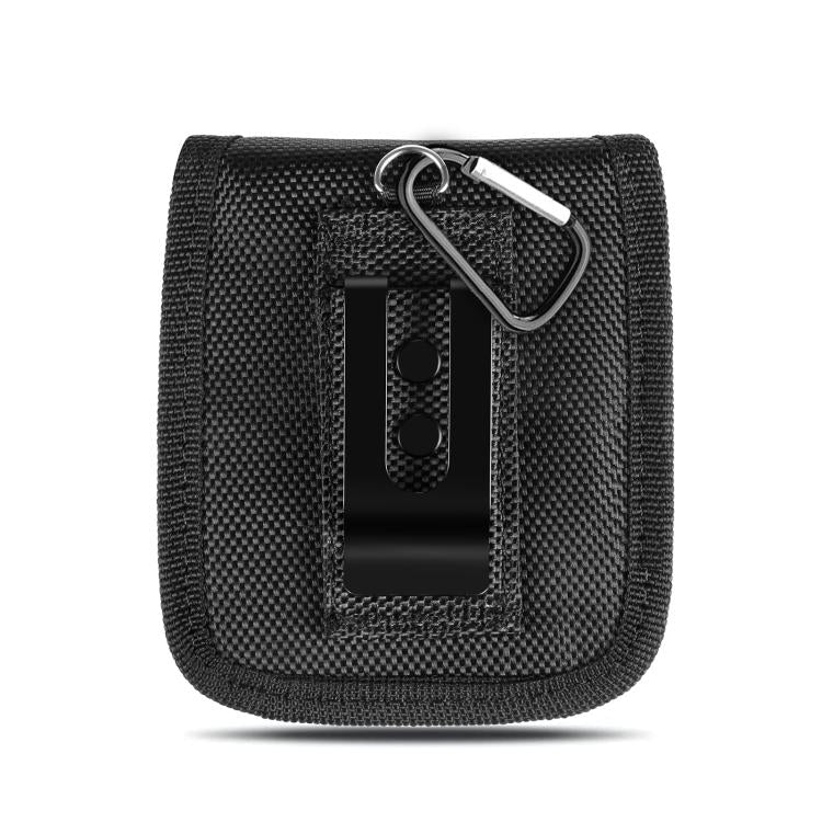 HAWEEL Flip Phone Nylon Cloth Belt Clip Carrying Pouch Bag (Black) - free shipping - PMC Jewellery - Order now!