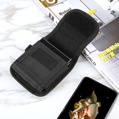 HAWEEL Flip Phone Nylon Cloth Belt Clip Carrying Pouch Bag (Black) - free shipping - PMC Jewellery - Order now!