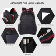 HAWEEL Foldable Removable Outdoor Portable Dual Shoulders Laptop Backpack(Black)