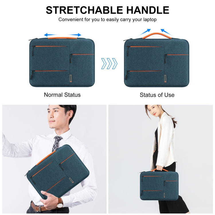 HAWEEL 15.0 inch Sleeve Case Zipper Briefcase Laptop Handbag For Macbook, Samsung, Lenovo Thinkpad, Sony, DELL Alienware, CHUWI, ASUS, HP, 15.0 inch-16.0 inch Laptops(Navy Blue) - free shipping - PMC TechLife - Order now!