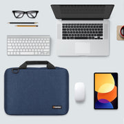 HAWEEL 13.0 inch-14.0 inch Briefcase Crossbody Laptop Bag For Macbook, Lenovo Thinkpad, ASUS, HP(Navy Blue)
