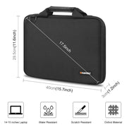 HAWEEL 15.0 inch -16.0 inch Briefcase Crossbody Laptop Bag For Macbook, Lenovo Thinkpad, ASUS, HP(Black)