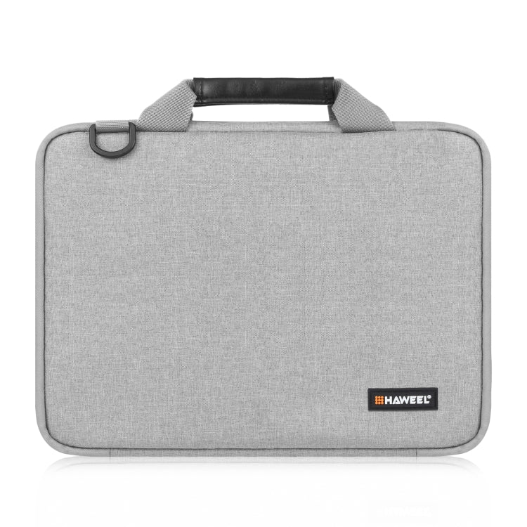 HAWEEL 15.0 inch -16.0 inch Briefcase Crossbody Laptop Bag For Macbook, Lenovo Thinkpad, ASUS, HP(Grey) - 15 inch by HAWEEL | Online Shopping South Africa | PMC TechLife | Buy Now Pay Later Mobicred